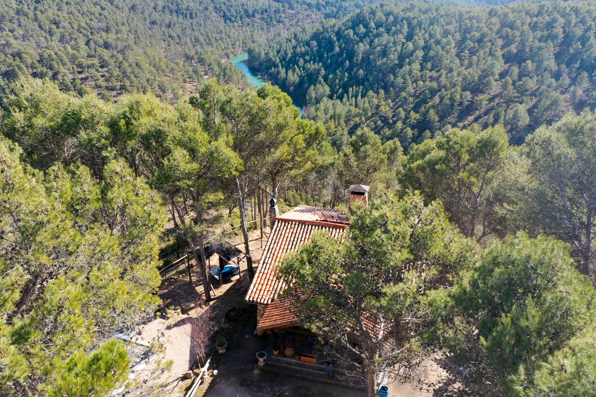 Exterior view of Country house for sale in Arandilla del Arroyo  with Private garden, Swimming Pool and Furnished