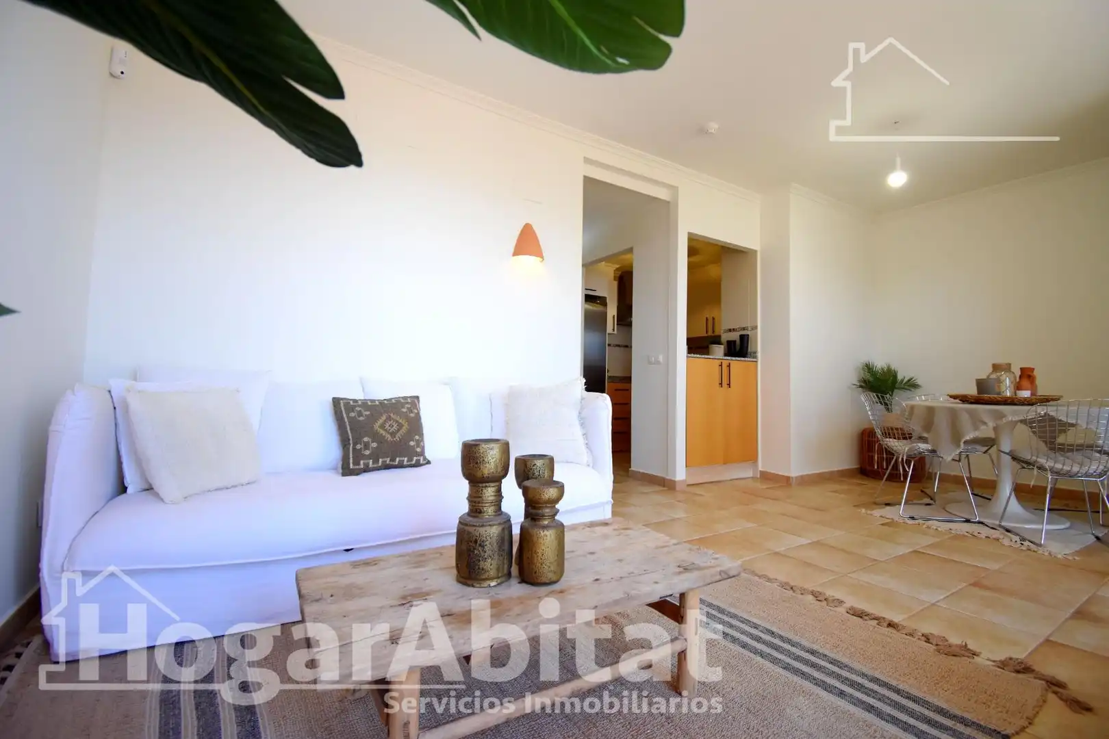 Sala d'estar de Àtic en venda en Pedreguer amb Aire condicionat, Calefacció i Jardí privat