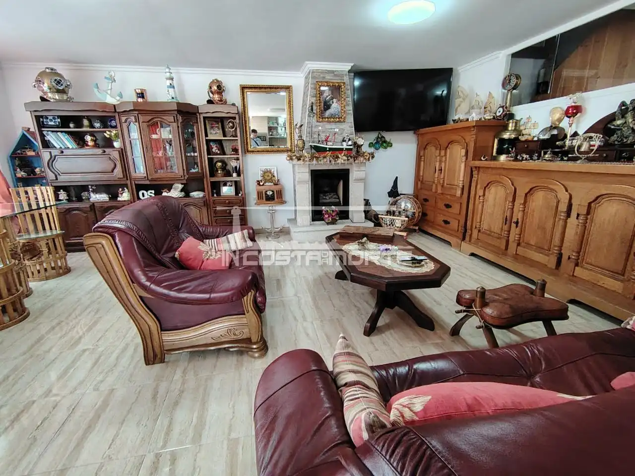 Living room of Detached homes for sale in Fisterra  with Heating, Terrace and Storage room