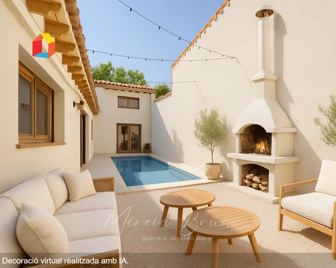 Terraza de Casa adosada en venta en Seva con Calefacción