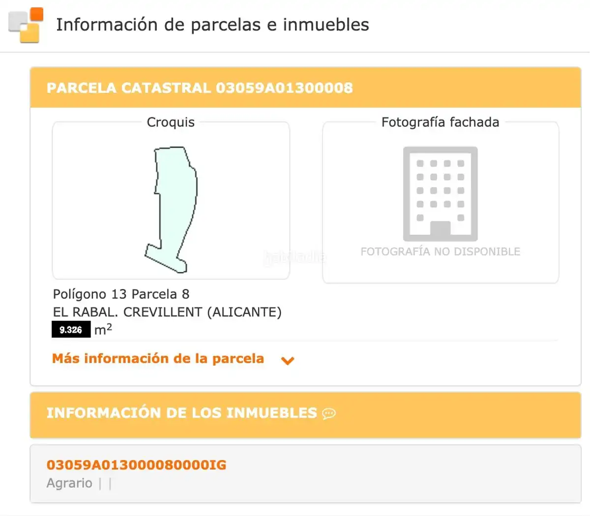 Industrial land for sale in Partida Portazgo 17a, imagen 4