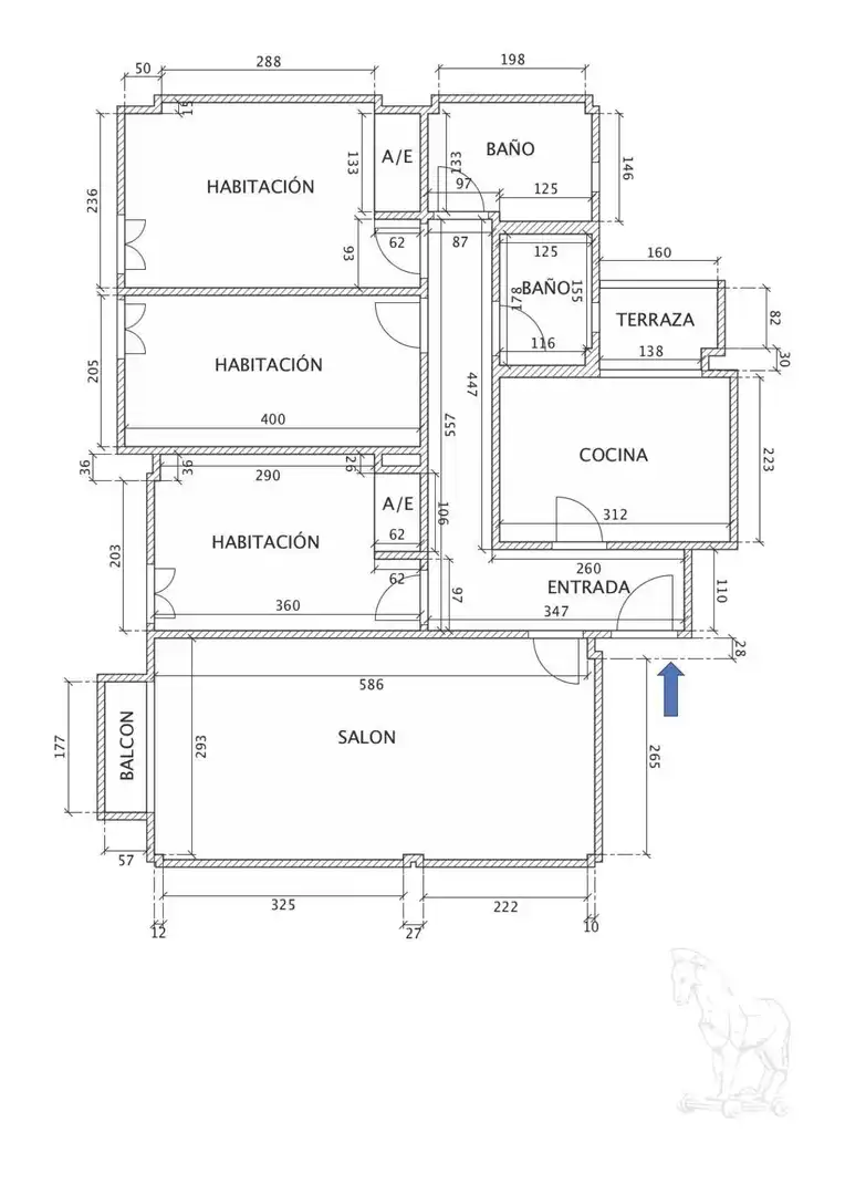 Wohnung zum Verkauf in Madrid mit Klimaanlage, Heizung und Balkon