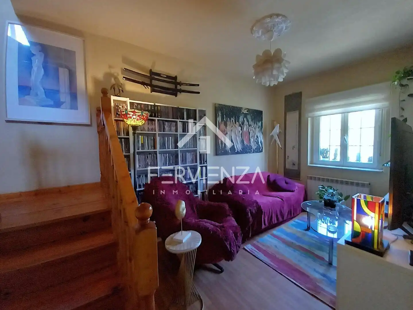Sala de estar de Casa o chalet en venta en Oviedo 