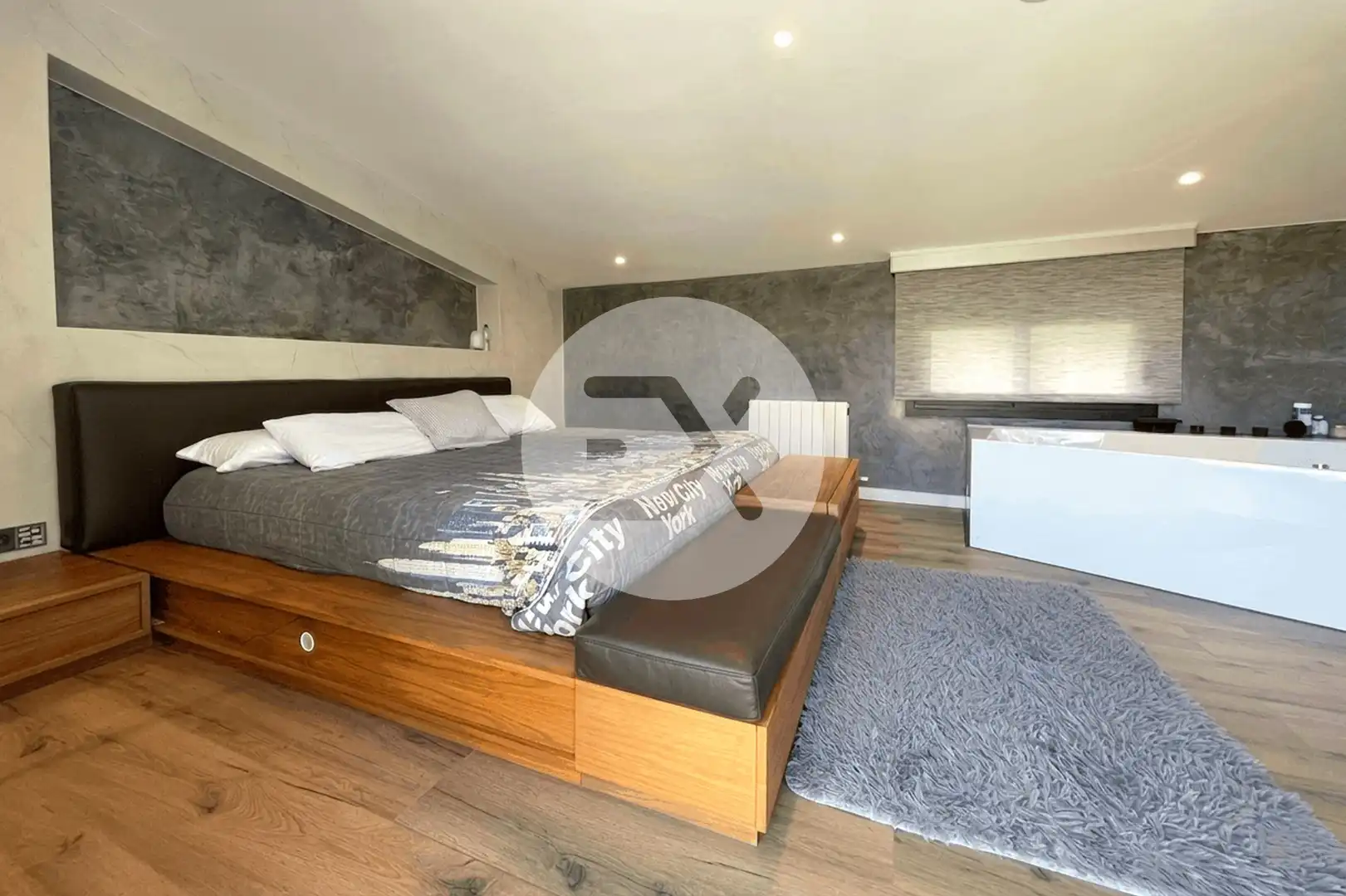 Bedroom of Houses for sale in Castelldefels  with Air Conditioner, Heating and Private garden