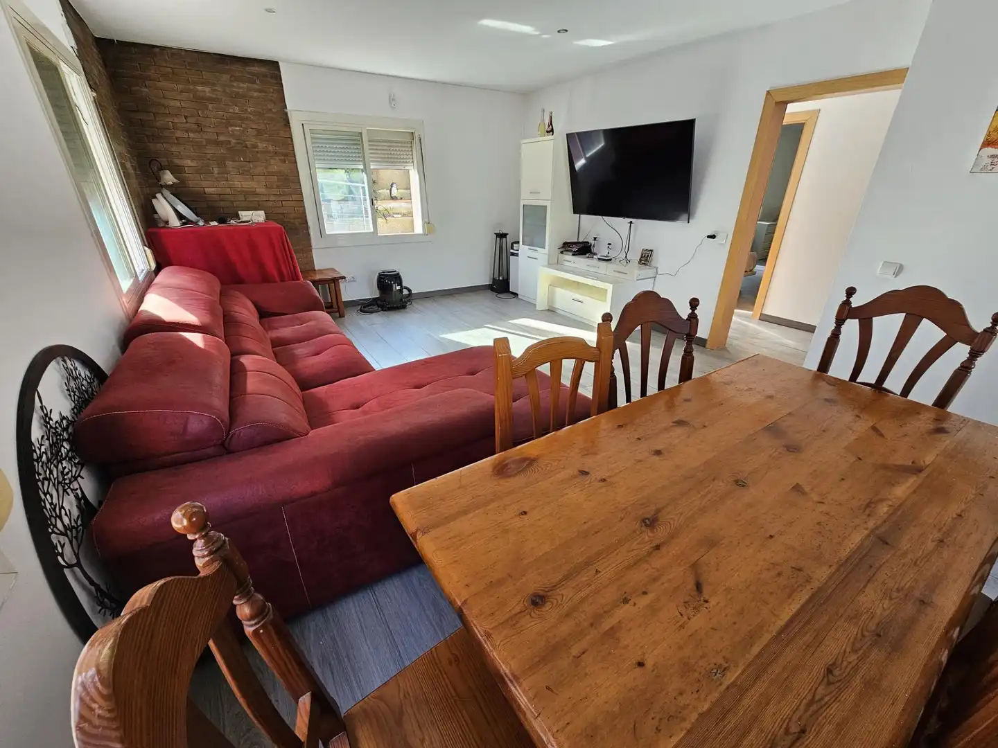 Sala de estar de Casa o chalet en venta en Rubí con Aire acondicionado, Jardín privado y Parquet