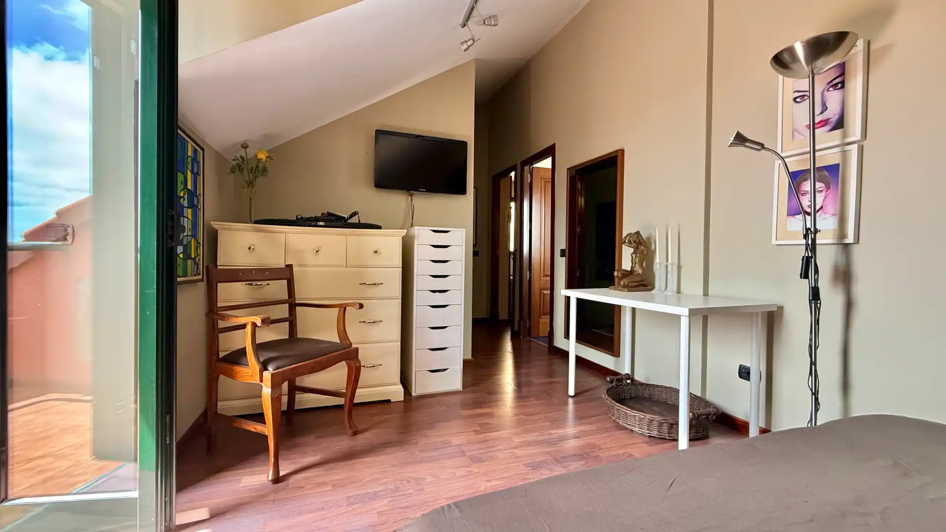Sala de estar de Dúplex en venta en Las Palmas de Gran Canaria con Jardín privado, Parquet y Terraza