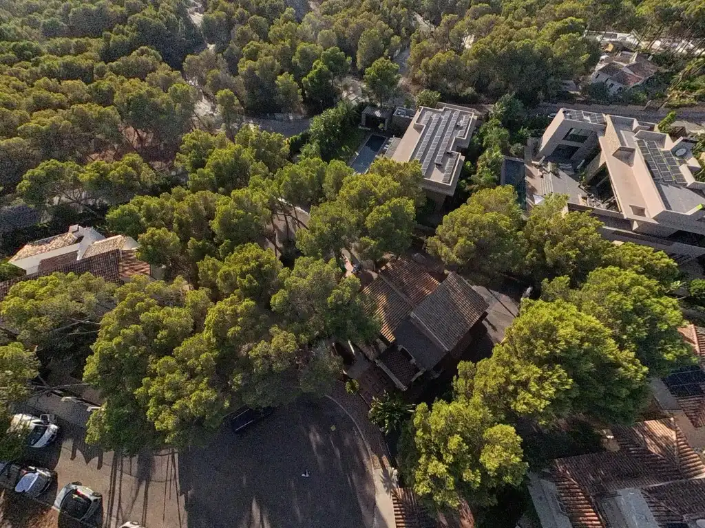 Außenansicht von Haus oder Chalet zum Verkauf in Calvià mit Klimaanlage, Privatgarten und Terrasse