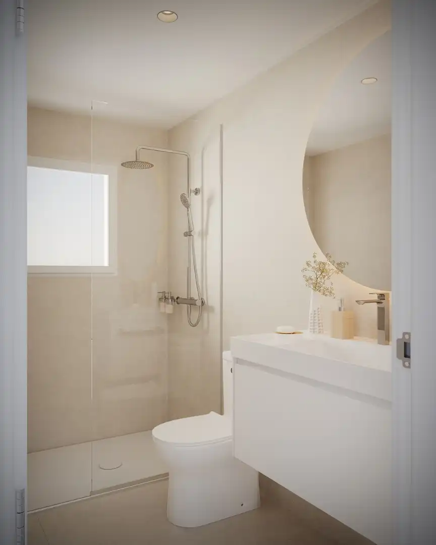 Bathroom of Flat for sale in Móstoles  with Heating, Terrace and Community pool