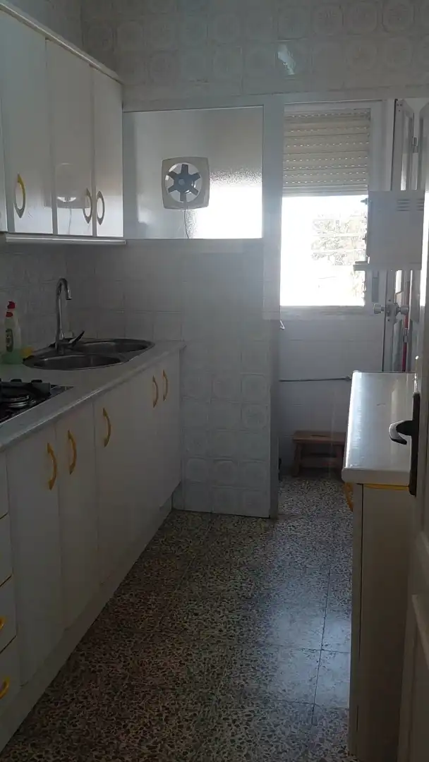 Cuina de Pis de lloguer en Isla Cristina amb Jardí privat, Terrassa i Traster