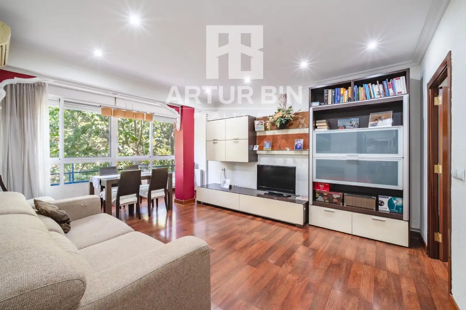 Sala de estar de Piso en venta en Quart de Poblet con Aire acondicionado y Trastero