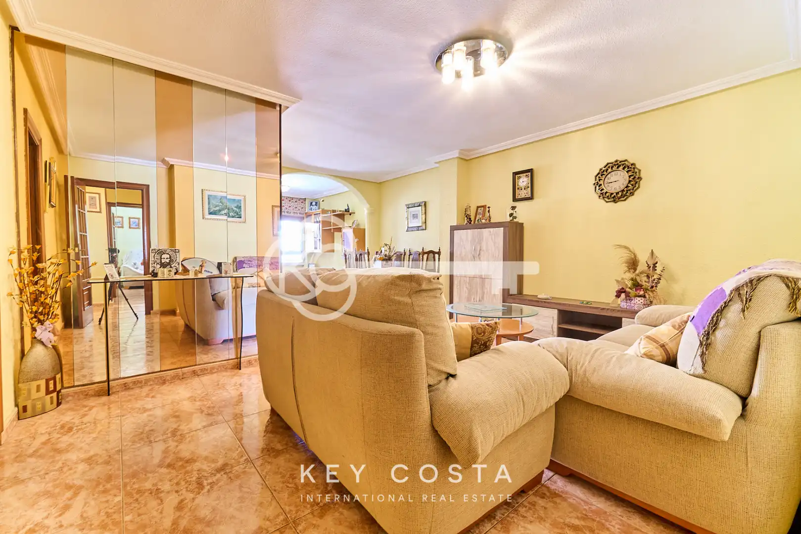 Sala d'estar de Pis en venda en Alicante / Alacant amb Moblat