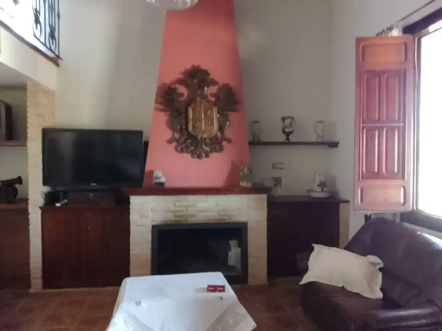 Sala d'estar de Casa o xalet de lloguer en Lorquí amb Aire condicionat, Jardí privat i Moblat