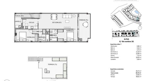 Foto 2 de Àtic en venda a El Coll d'en Rabassa, Palma de Mallorca