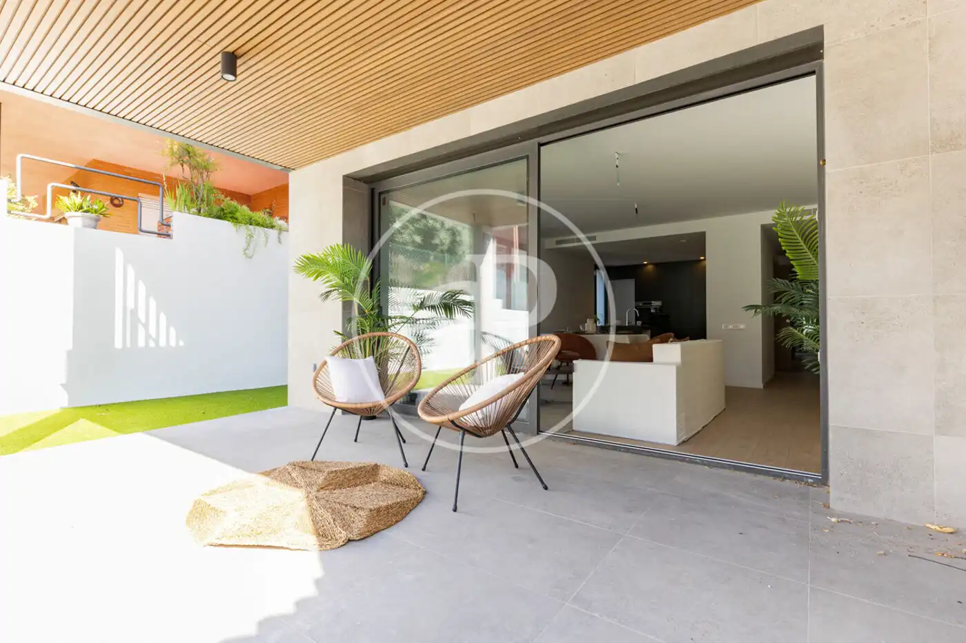 Terraza de Piso en venta en Sant Cugat del Vallès con Aire acondicionado, Calefacción y Jardín privado