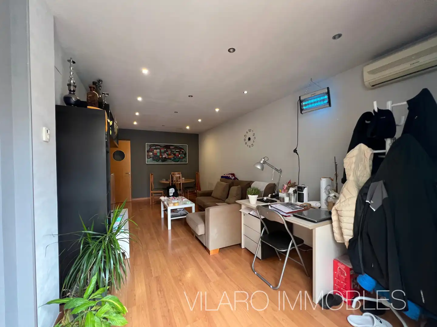 Sala de estar de Piso en venta en Sant Vicenç de Castellet con Aire acondicionado, Calefacción y Parquet