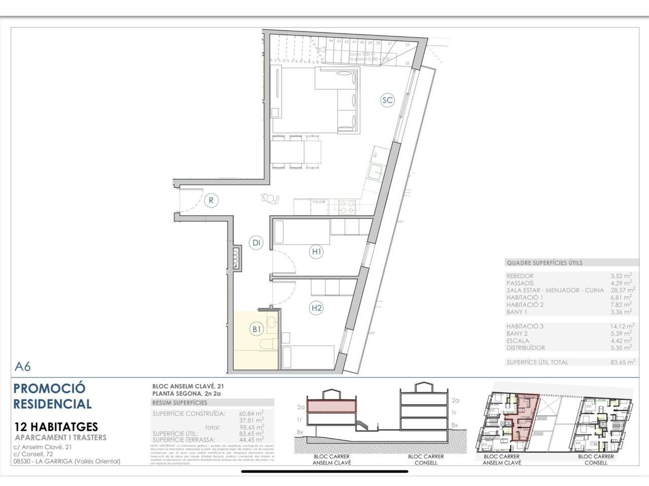 Flat for sale in La Garriga  with Parquet flooring, Terrace and Storage room