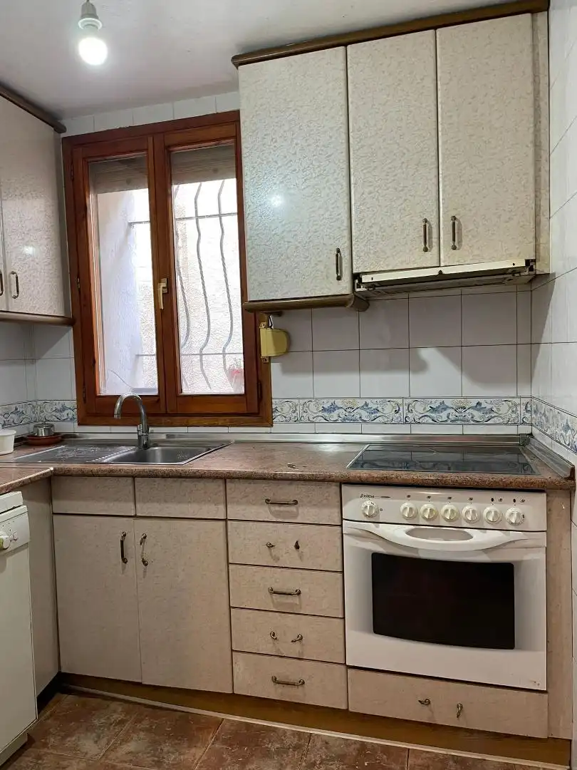 Cocina de Casa adosada en venta en Ejea de los Caballeros con Terraza y Trastero