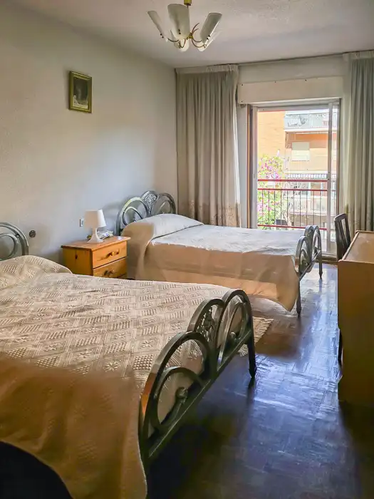 Schlafzimmer von Wohnung zum Verkauf in Alcobendas mit Heizung, Parkett und Terrasse