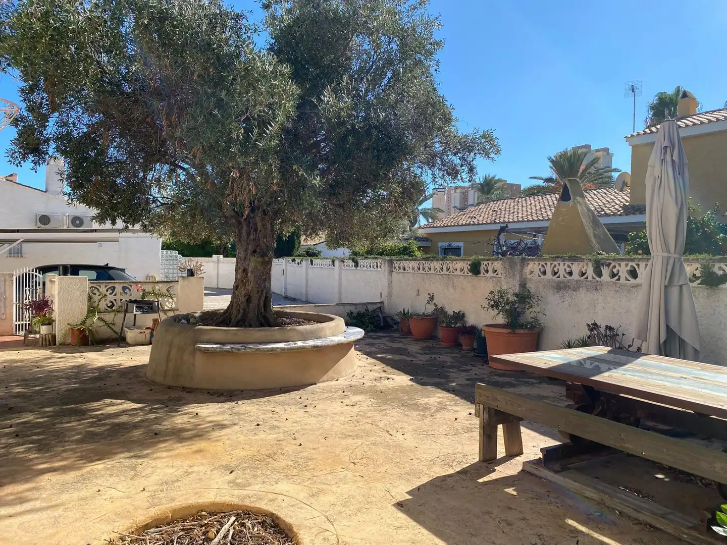 Jardín de Casa adosada en venta en El Campello con Jardín privado y Piscina comunitaria