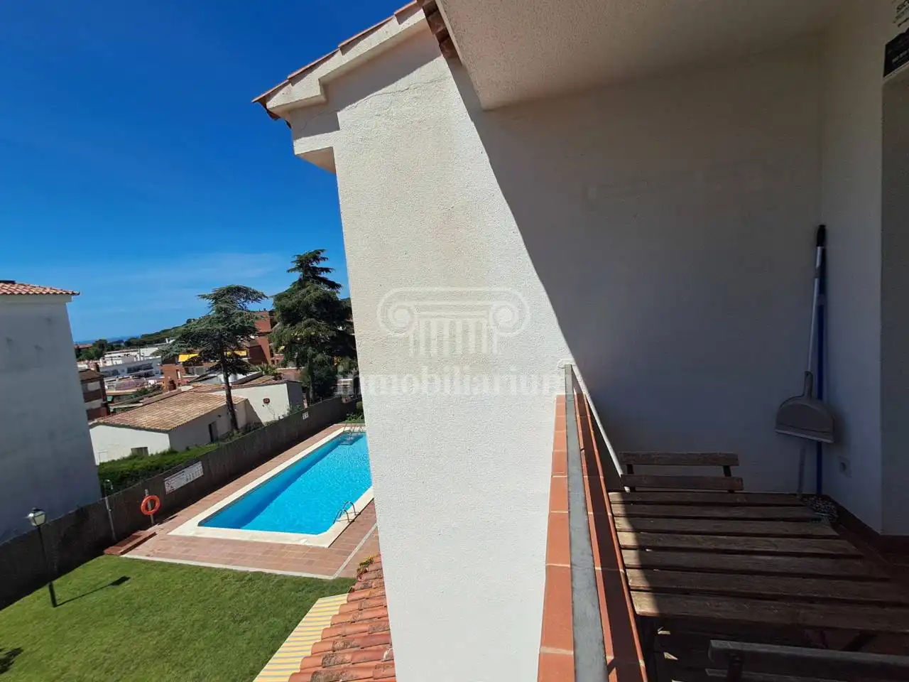 Swimming pool of Flat for sale in Lloret de Mar  with Heating, Parquet flooring and Terrace