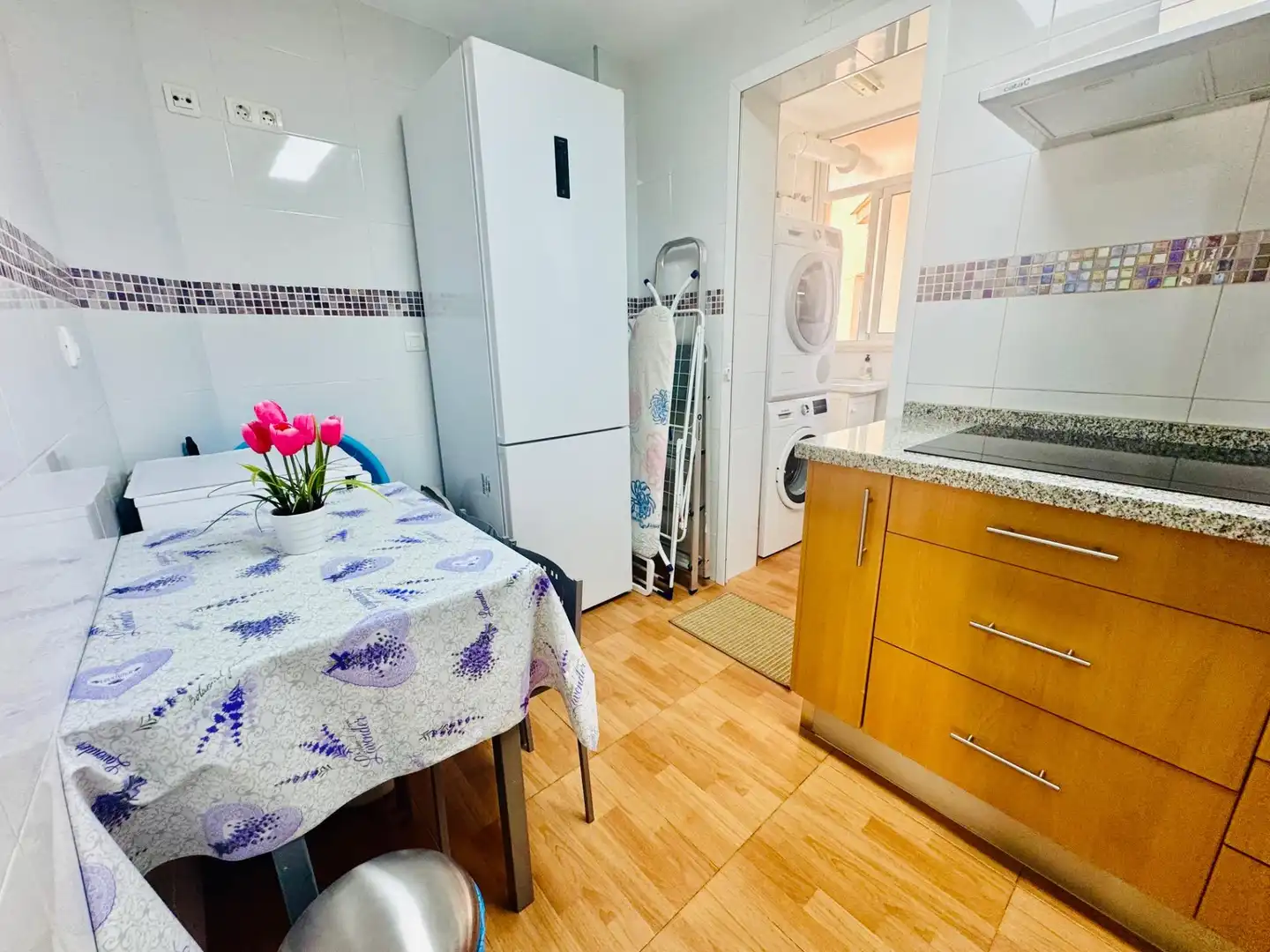 Küche von Wohnung zur Miete in Málaga mit Klimaanlage und Möbliert
