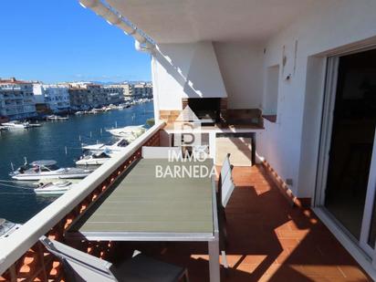 Terrace of Flat for sale in Empuriabrava  with Air Conditioner