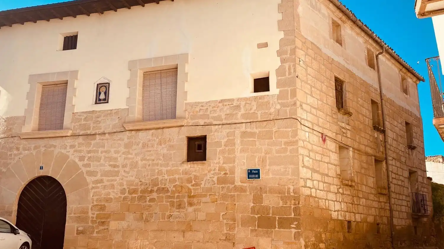 Exterior view of Country homes for sale in Torrecilla de Alcañiz  with Private garden, Terrace and Storage room
