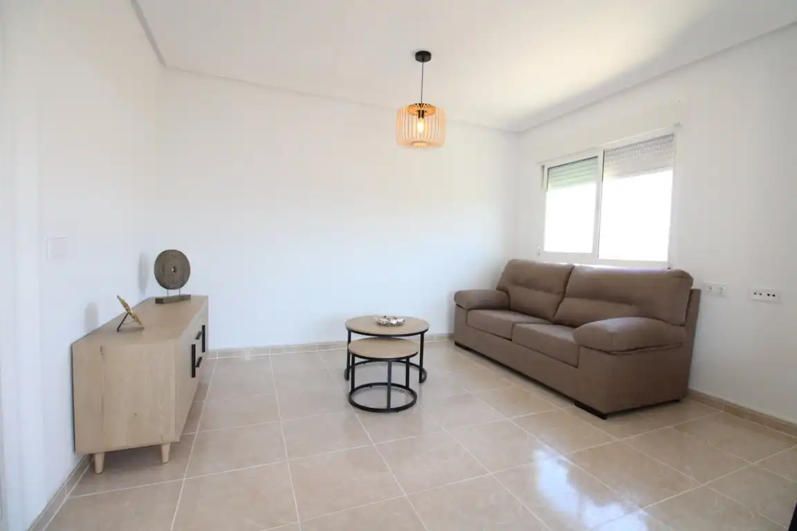 Wohnzimmer von Wohnung zum Verkauf in Villajoyosa / La Vila Joiosa mit Klimaanlage, Terrasse und Abstellraum