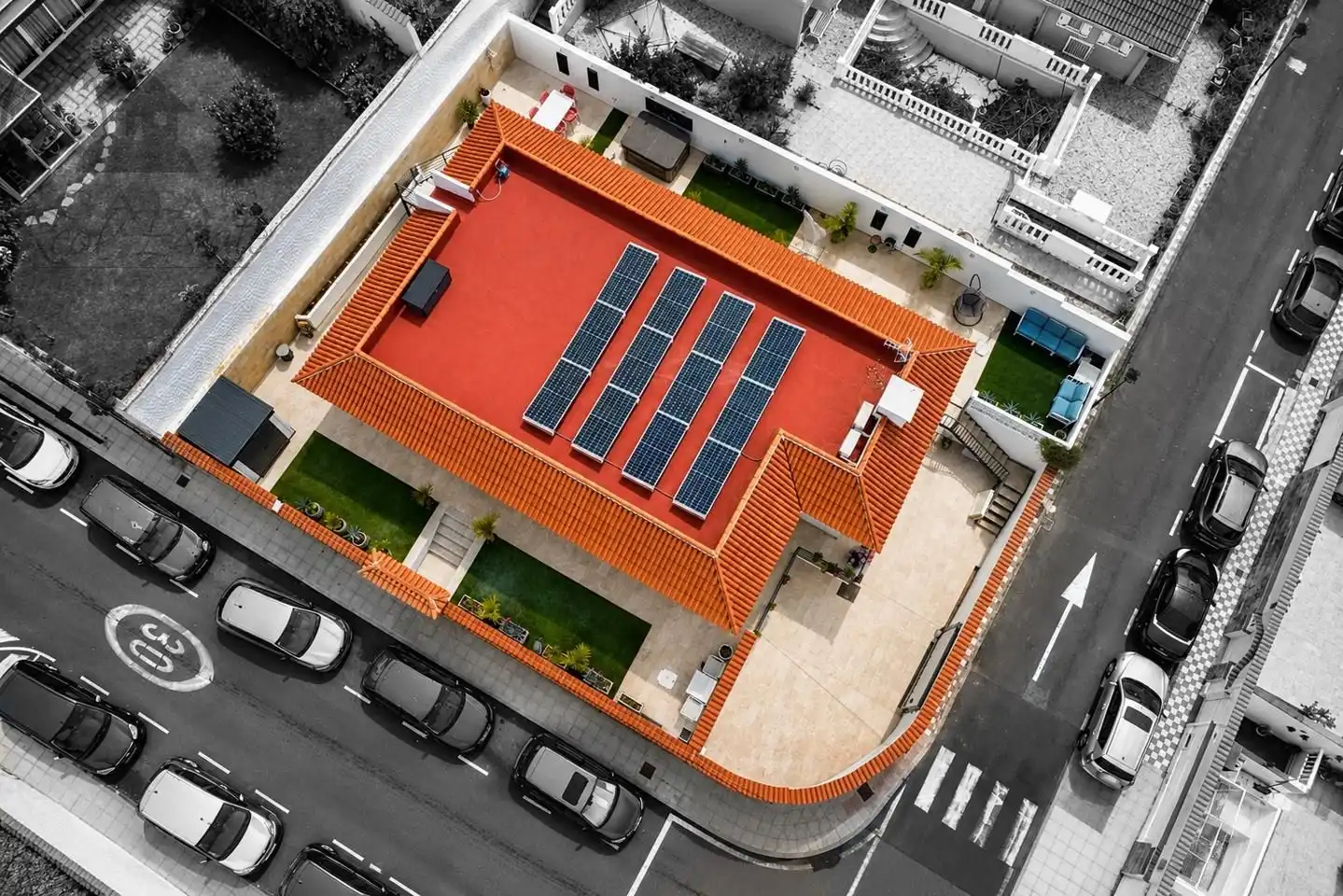 Vista exterior de Casa o chalet en venta en Los Realejos con Aire acondicionado, Jardín privado y Terraza