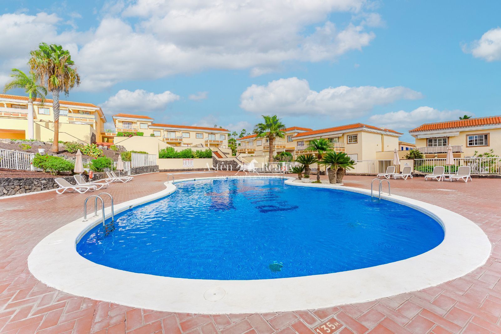 Swimming pool of Apartment for sale in Arona  with Air Conditioner, Private garden and Terrace