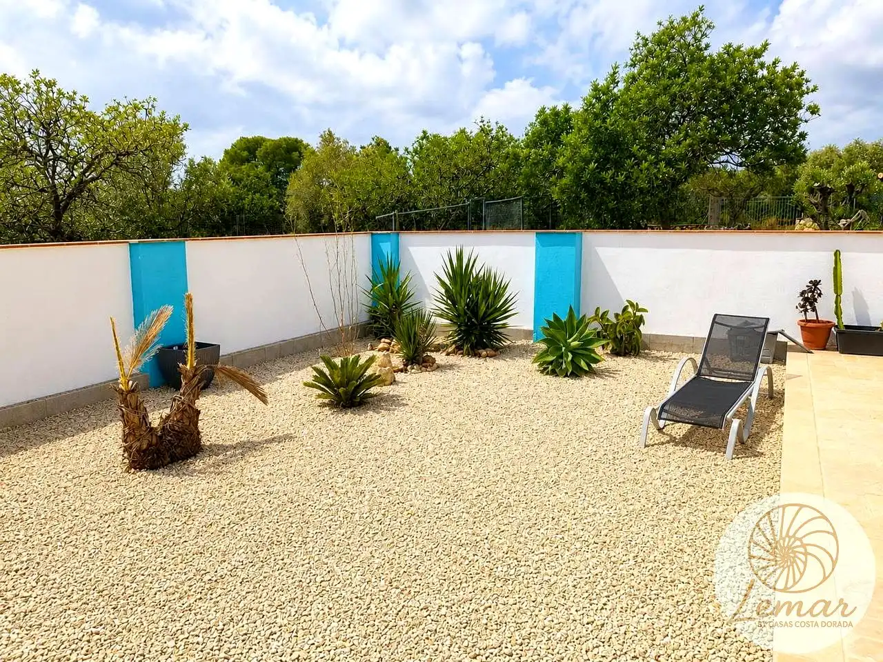 Terrasse von Country house zum Verkauf in L'Ametlla de Mar  mit Klimaanlage, Heizung und Privatgarten