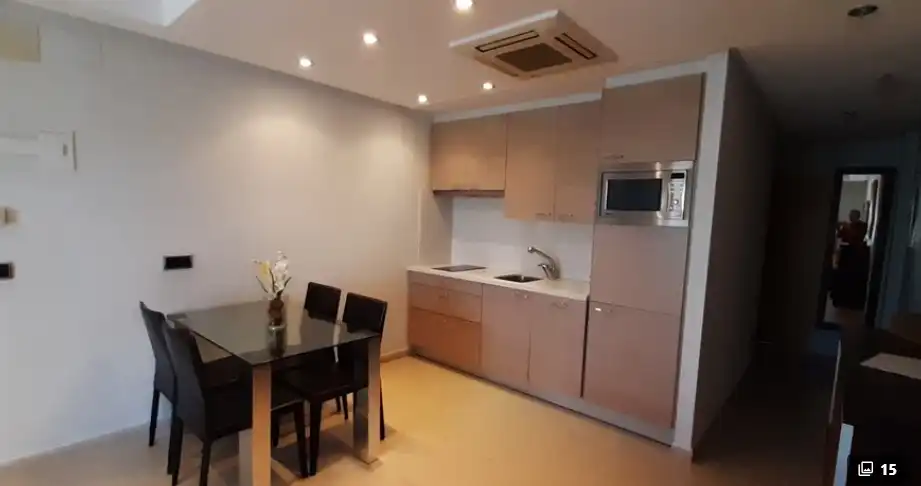 Kitchen of Apartments for rent in Benitachell / El Poble Nou de Benitatxell  with Air Conditioner, Terrace and Furnished