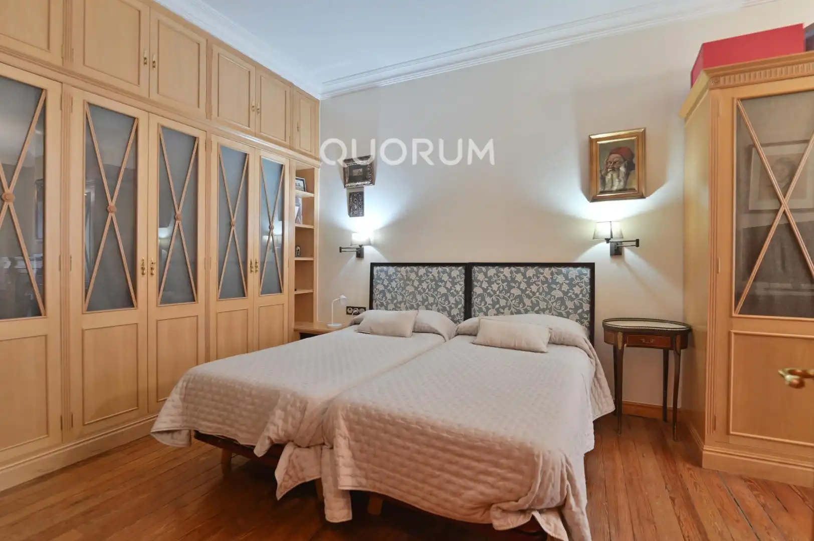 Schlafzimmer von Wohnung zum Verkauf in Bilbao  mit Heizung und Balkon