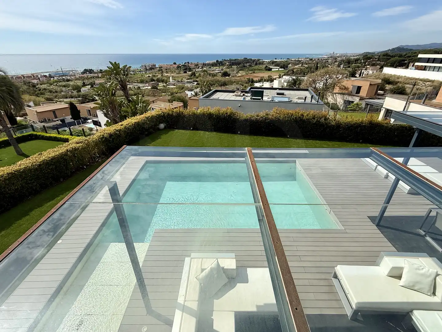 Piscina de Casa o xalet de lloguer en Sant Vicenç de Montalt amb Calefacció, Terrassa i Piscina