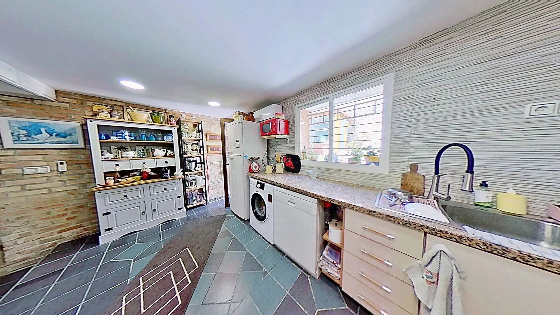 Cocina de Casa adosada en venta en Sax con Aire acondicionado, Calefacción y Terraza