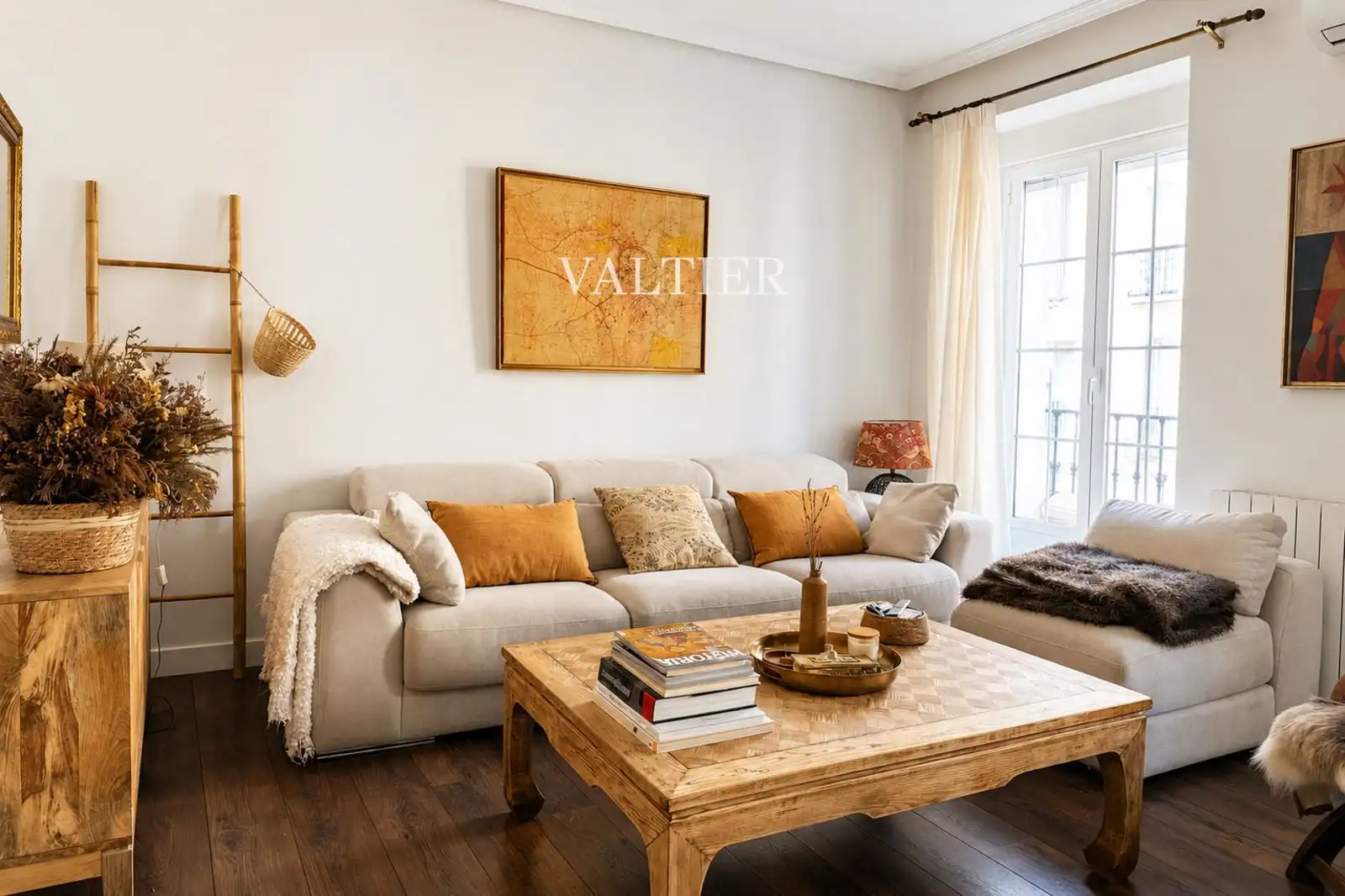 Sala de estar de Piso de alquiler en Madrid con Aire acondicionado