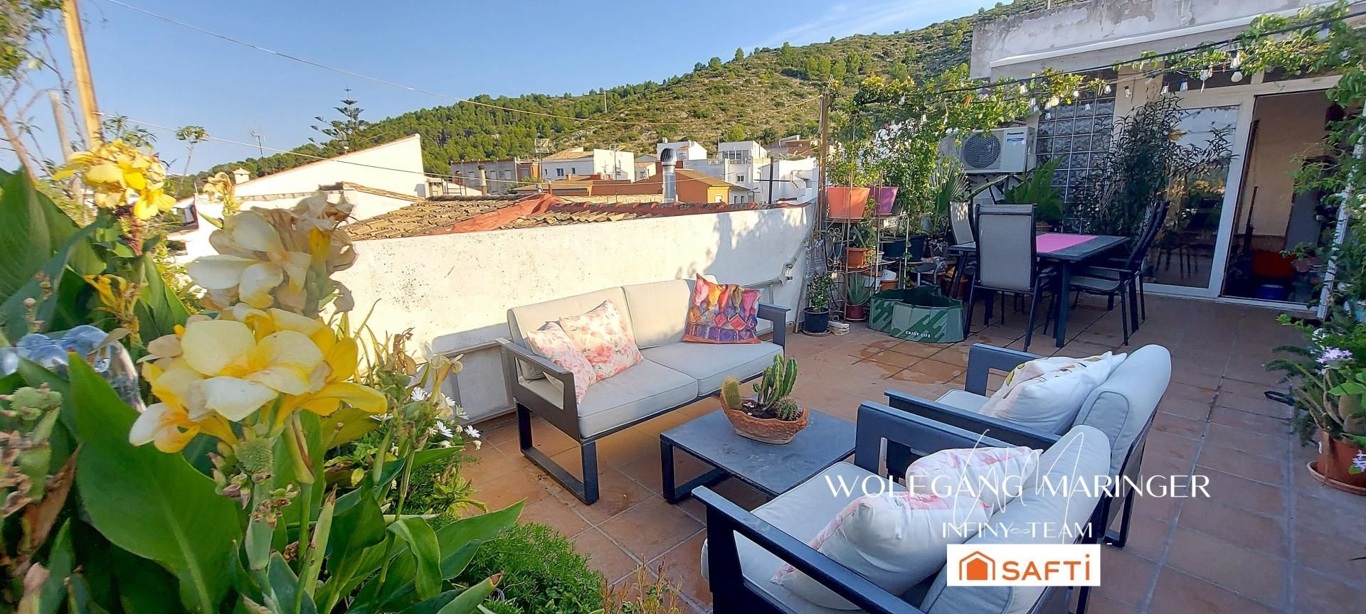 Terrassa de Casa adosada en venda en Pedreguer amb Aire condicionat, Calefacció i Terrassa