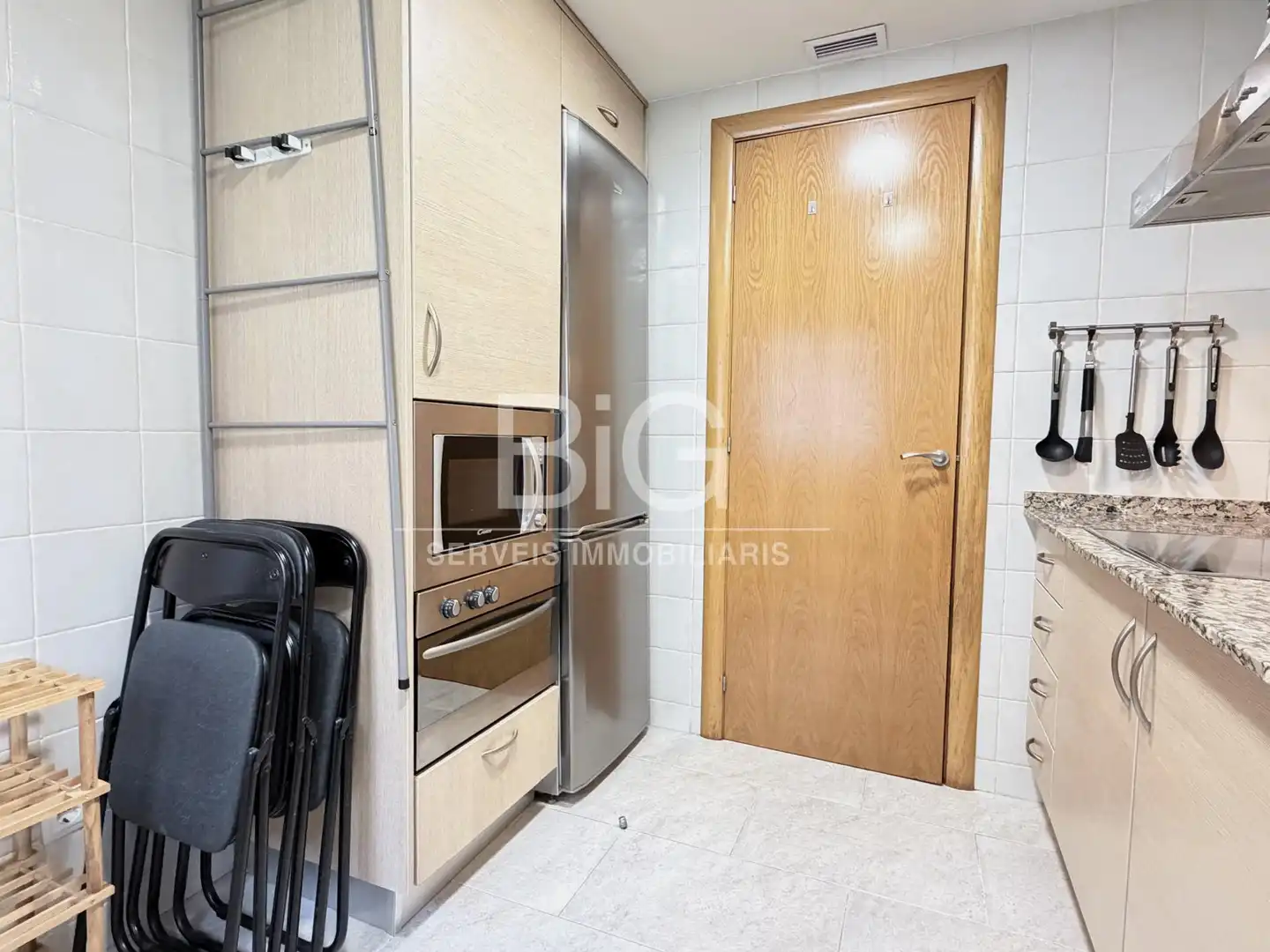 Kitchen of Flat for rent in Mataró  with Heating and Furnished