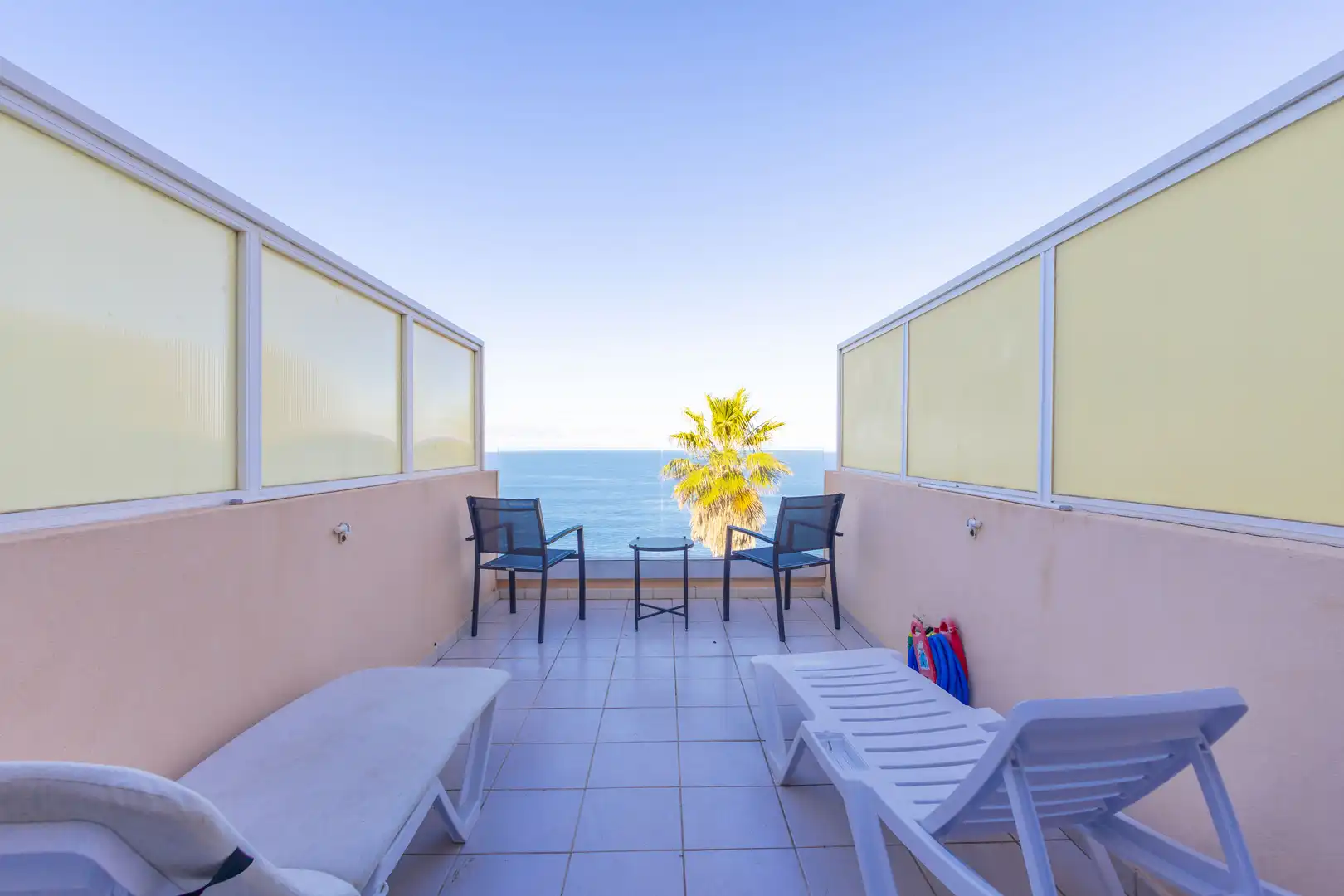 Terraza de Piso de alquiler en Santiago del Teide con Aire acondicionado, Calefacción y Terraza