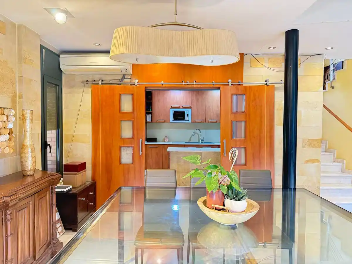 Kitchen of Houses for rent in Castelldefels  with Air Conditioner, Private garden and Terrace