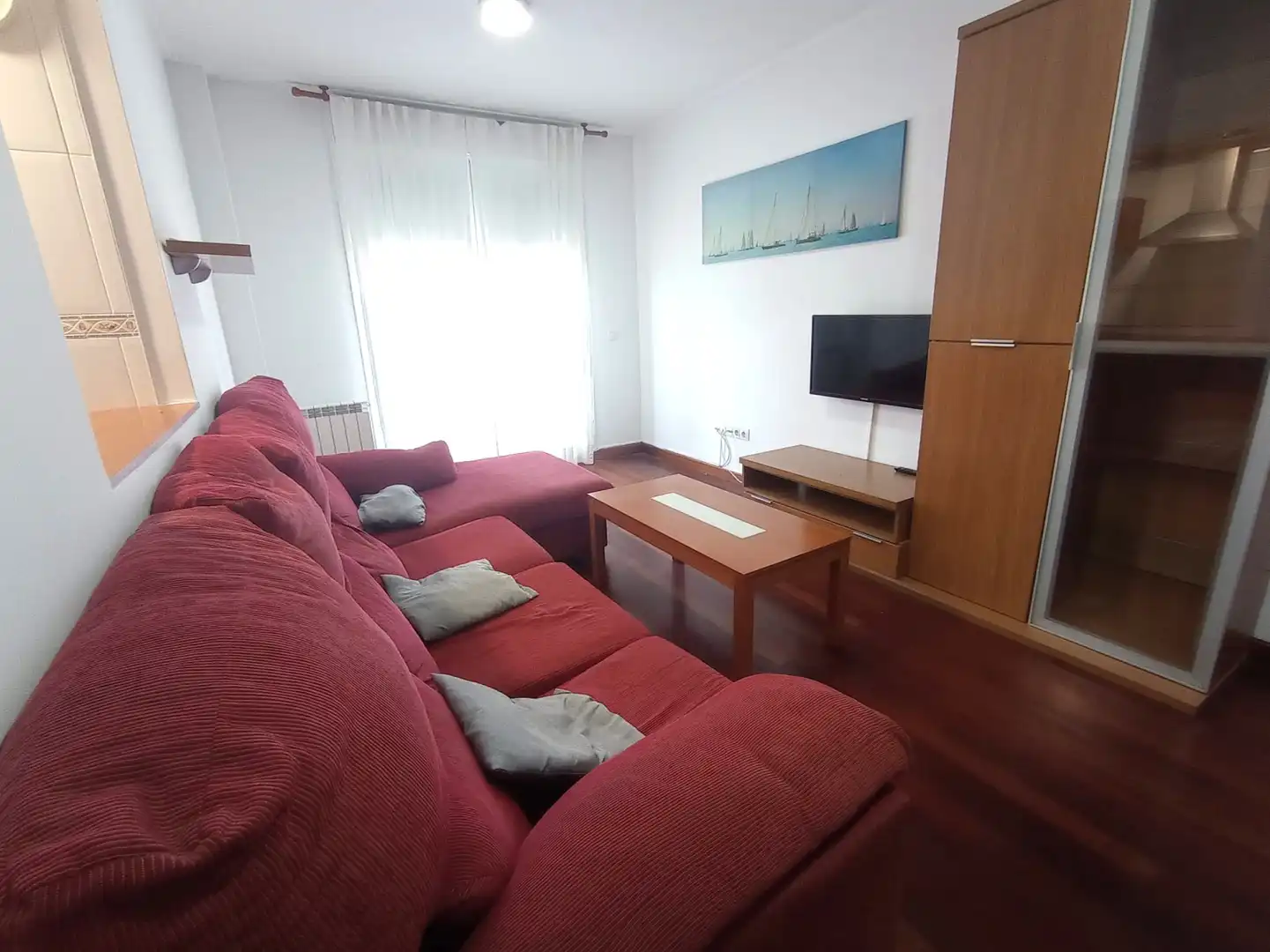 Sala de estar de Piso en venta en Polanco con Calefacción, Parquet y Trastero