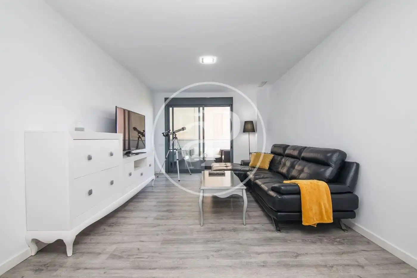 Sala d'estar de Pis de lloguer en Elche / Elx amb Aire condicionat, Calefacció i Jardí privat