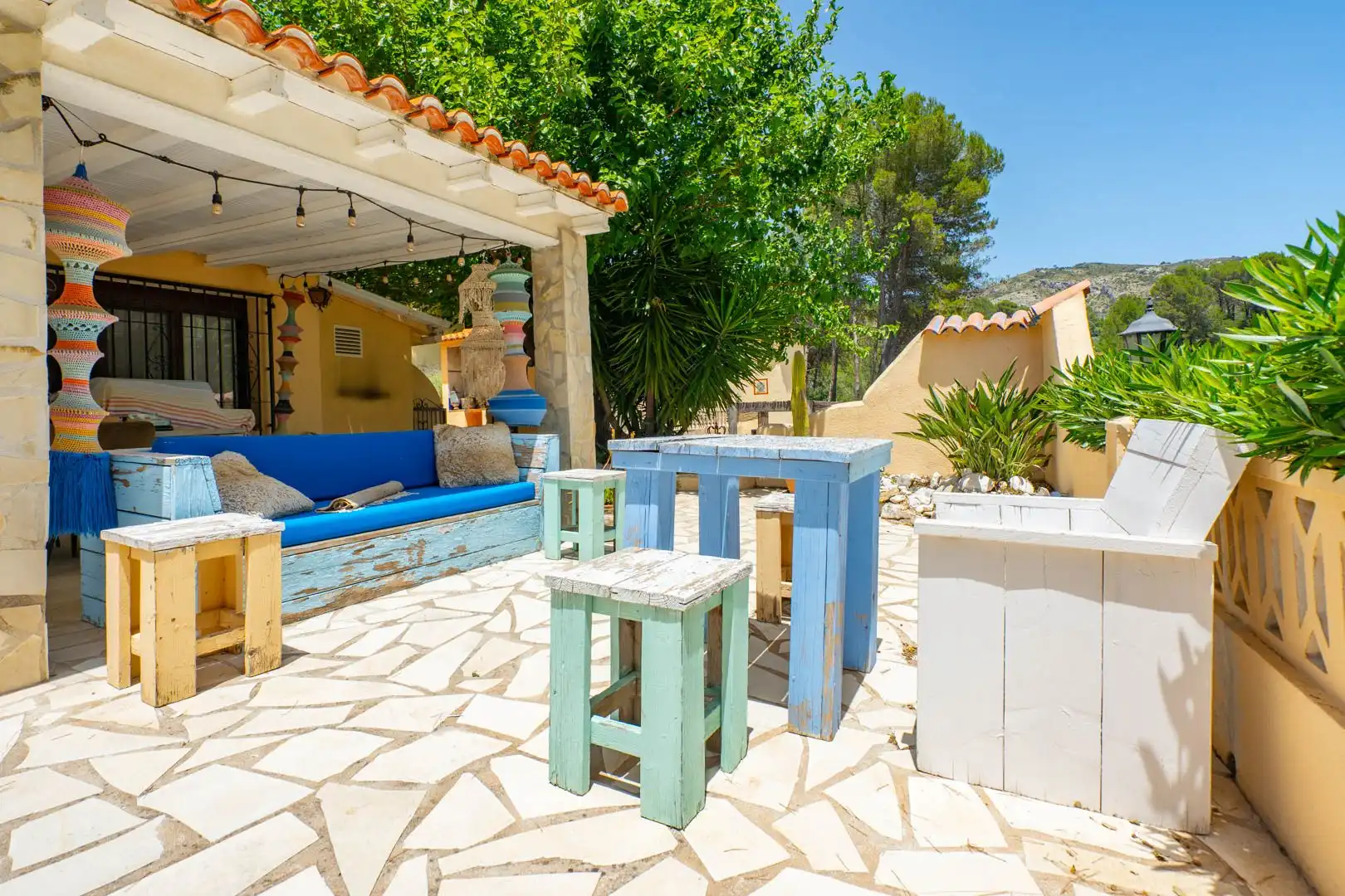 Terraza de Casa o chalet en venta en Castell de Castells con Aire acondicionado, Calefacción y Jardín privado