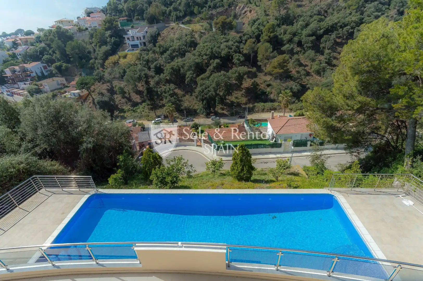 Swimming pool of Houses for sale in Santa Susanna  with Air Conditioner, Heating and Private garden
