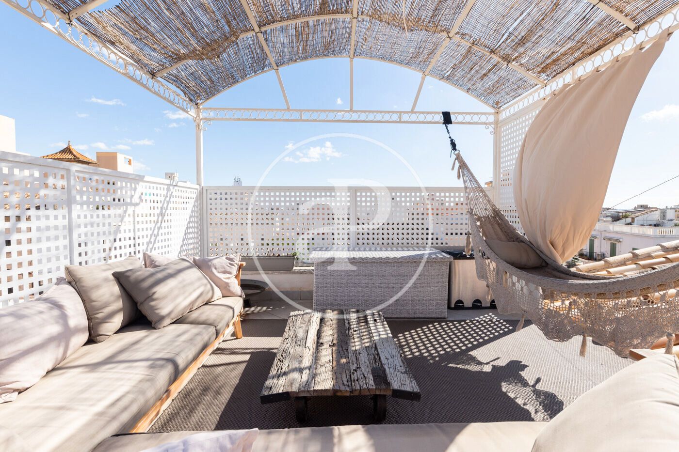 Terrace of Attic for sale in  Palma de Mallorca  with Air Conditioner, Heating and Private garden