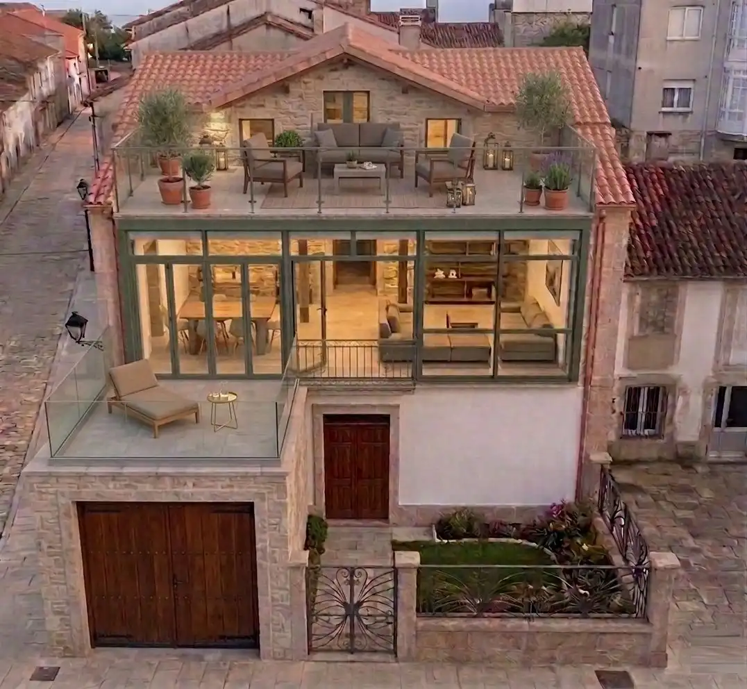 Terraza de Casa o chalet en venta en Rianxo