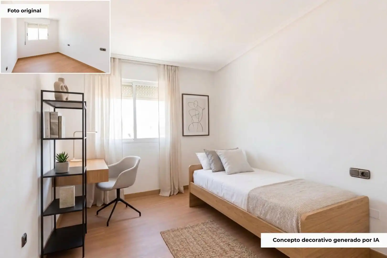 Schlafzimmer von Wohnung zum Verkauf in Santomera mit Klimaanlage, Heizung und Terrasse