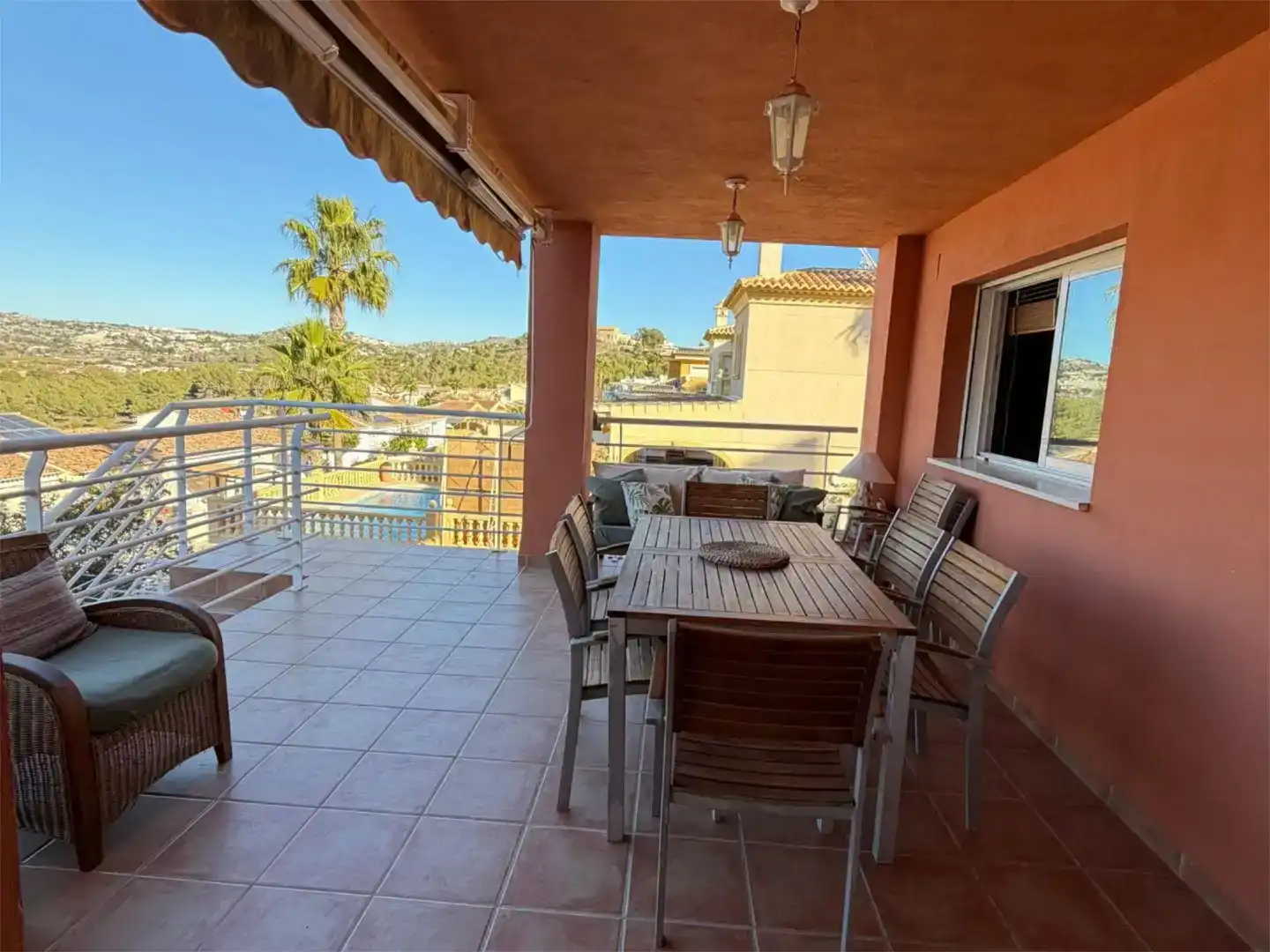 Terrassa de Casa o xalet en venda en Calpe / Calp amb Aire condicionat, Piscina i Balcó