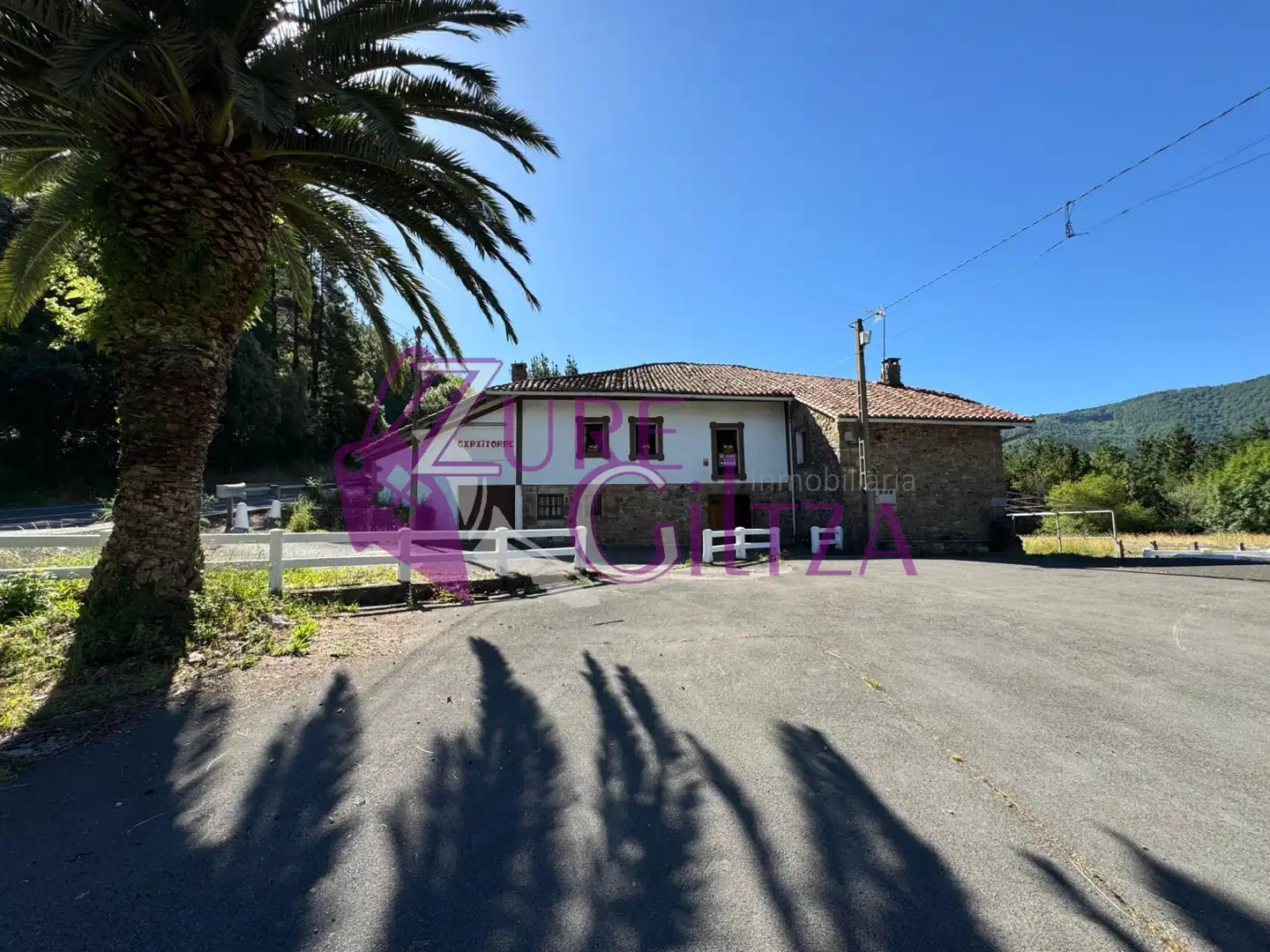 Vista exterior de Finca rústica en venta en Mañaria con Calefacción y Amueblado