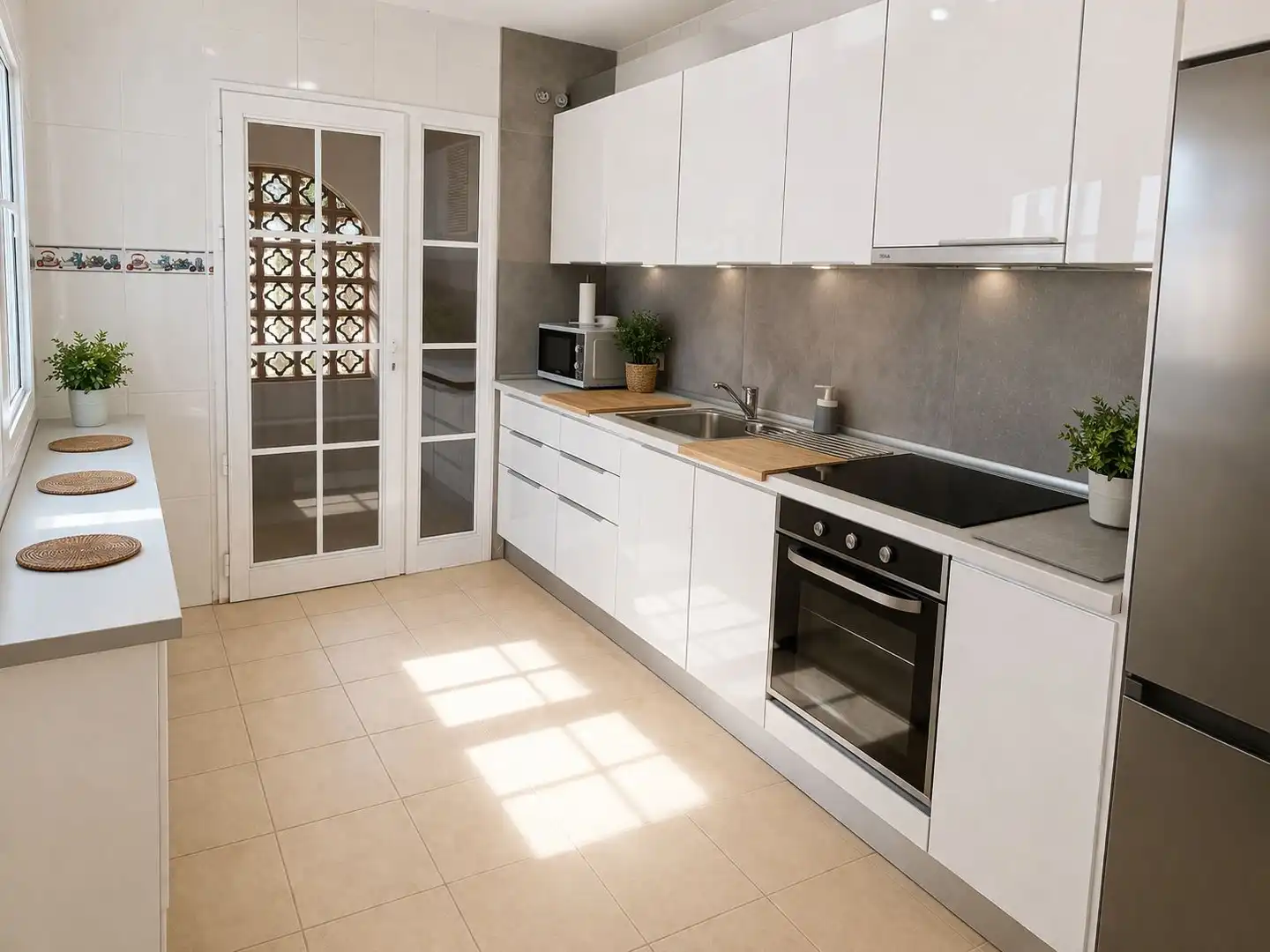 Cocina de Casa o chalet en venta en Antigua con Aire acondicionado, Calefacción y Jardín privado